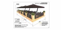 Дизайн-проект летнего (сезонного) кафе, проект летней веранды, проект архитектурно-художественного решения летнего кафе